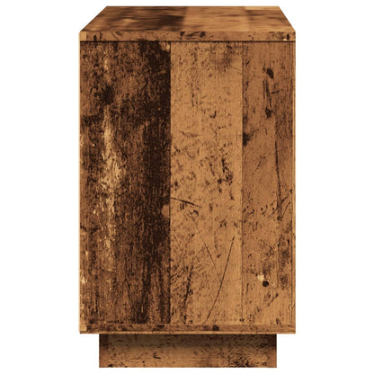 Credenza Legno Antico 102x35x55 cm in Legno Multistrato - homemem39