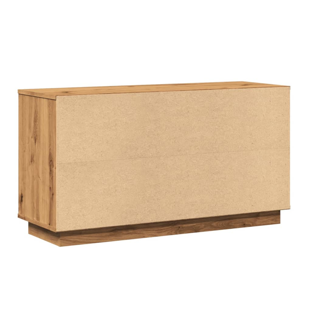 Credenza Rovere Artigianale 102x35x55 cm in Legno Multistrato - homemem39