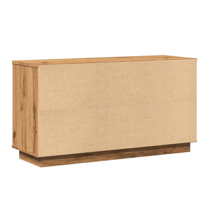 Credenza Rovere Artigianale 102x35x55 cm in Legno Multistrato - homemem39