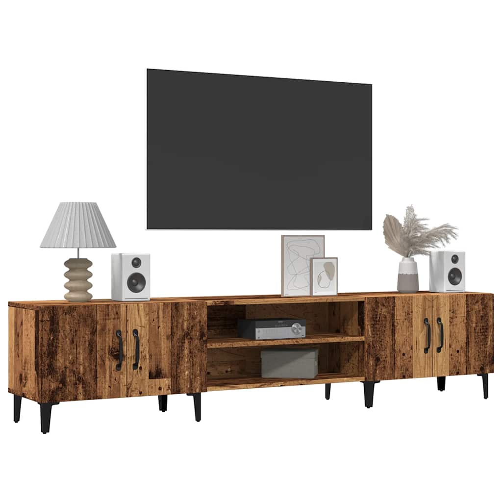 Mobile Porta TV Legno Antico 180x31,5x40cm in Legno Multistrato - homemem39