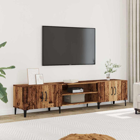Mobile Porta TV Legno Antico 180x31,5x40cm in Legno Multistrato - homemem39