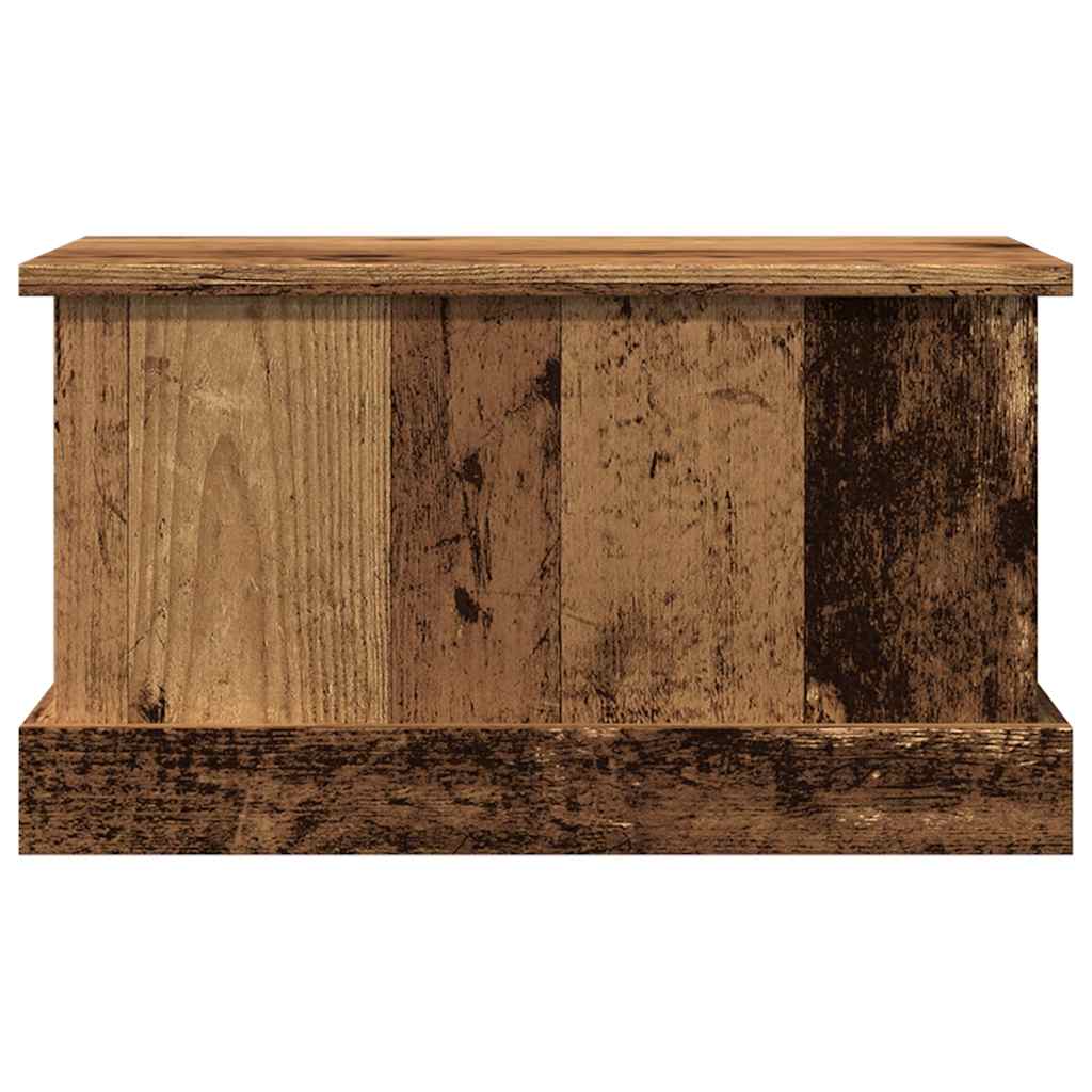 Scatola Portaoggetti Legno Antico 30x50x28 cm Legno Multistrato