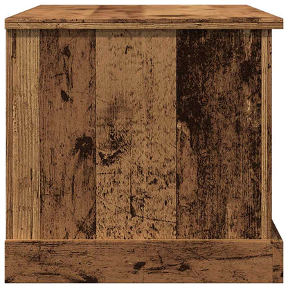 Scatola Portaoggetti Legno Antico 70x40x38 cm Legno Multistrato