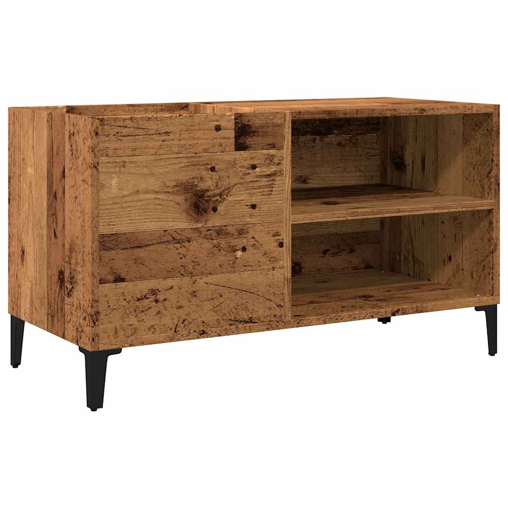 Mobile Porta Dischi Legno Antico 84,5x38x48cm Legno Multistrato | homemem39