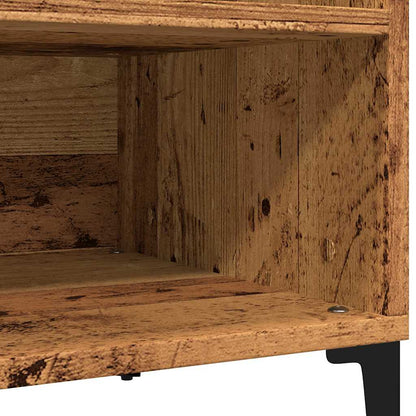 Mobile Porta Dischi Legno Antico 84,5x38x48cm Legno Multistrato | homemem39
