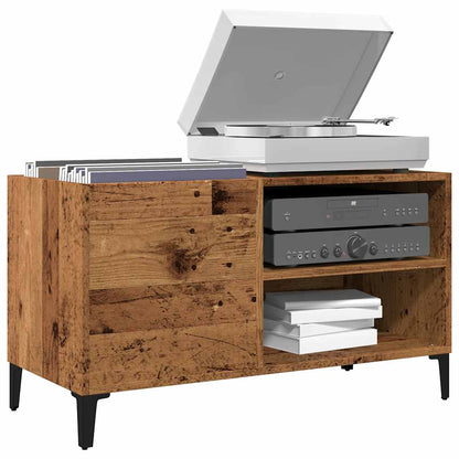 Mobile Porta Dischi Legno Antico 84,5x38x48cm Legno Multistrato | homemem39