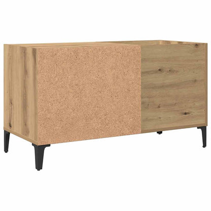 Mobile Porta Dischi Rovere Artigianale 84,5x38x48cm Multistrato | homemem39