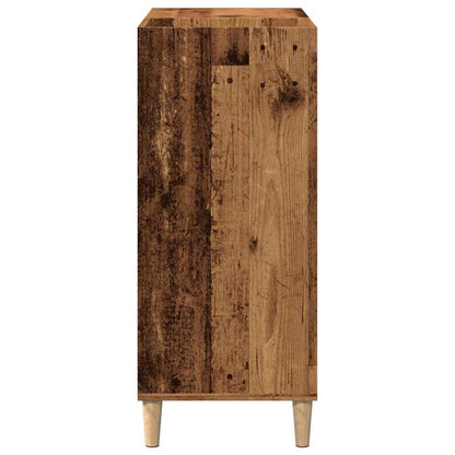 Mobile Porta Dischi Legno Antico 84,5x38x89cm Legno Multistrato | homemem39