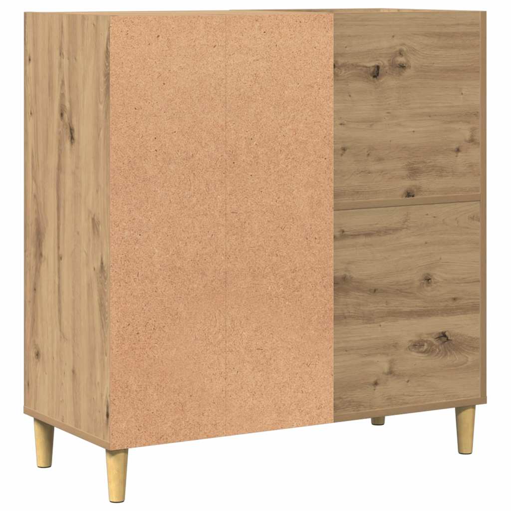 Mobile Porta Dischi Artigianale 84,5x38x89 cm Legno Multistrato