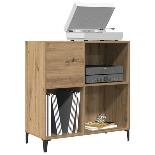 Mobile Porta Dischi Artigianale 84,5x38x89 cm Legno Multistrato