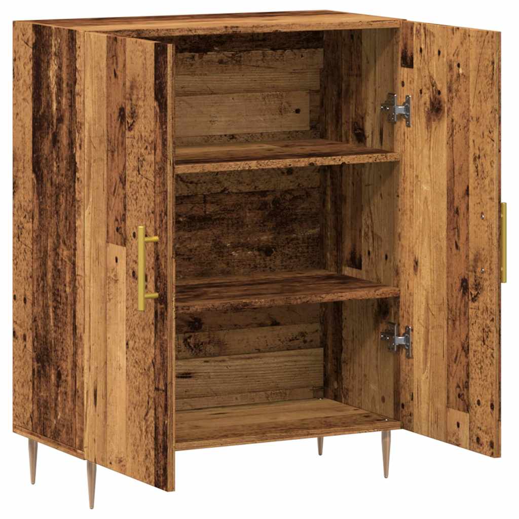 Credenza Legno Antico 69,5x34x90 cm in Legno Multistrato - homemem39