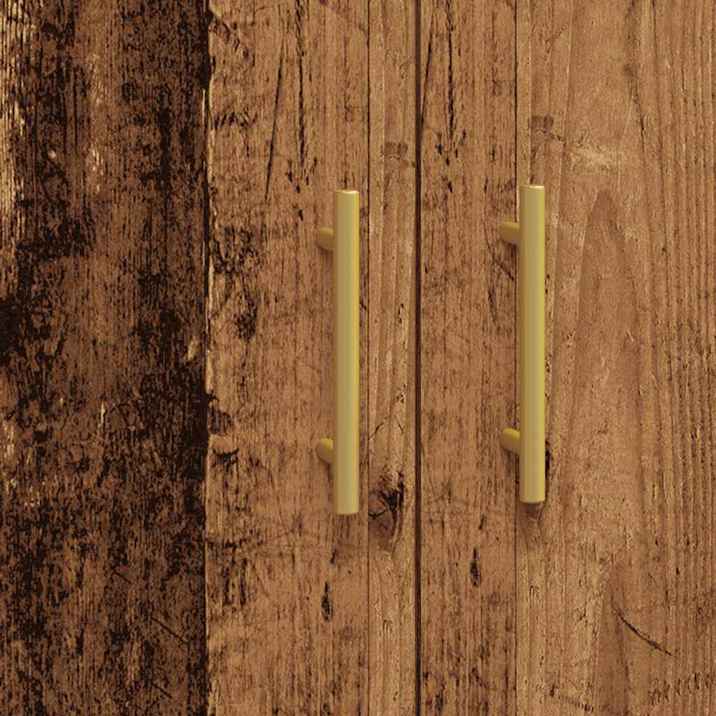 Credenza Legno Antico 69,5x34x90 cm in Legno Multistrato - homemem39