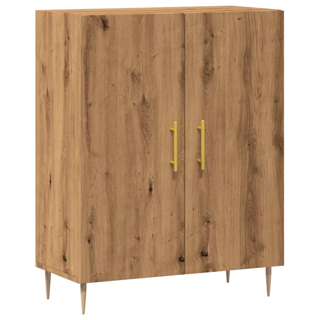 Credenza Rovere Artigianale 69,5x34x90 cm in Legno Multistrato - homemem39