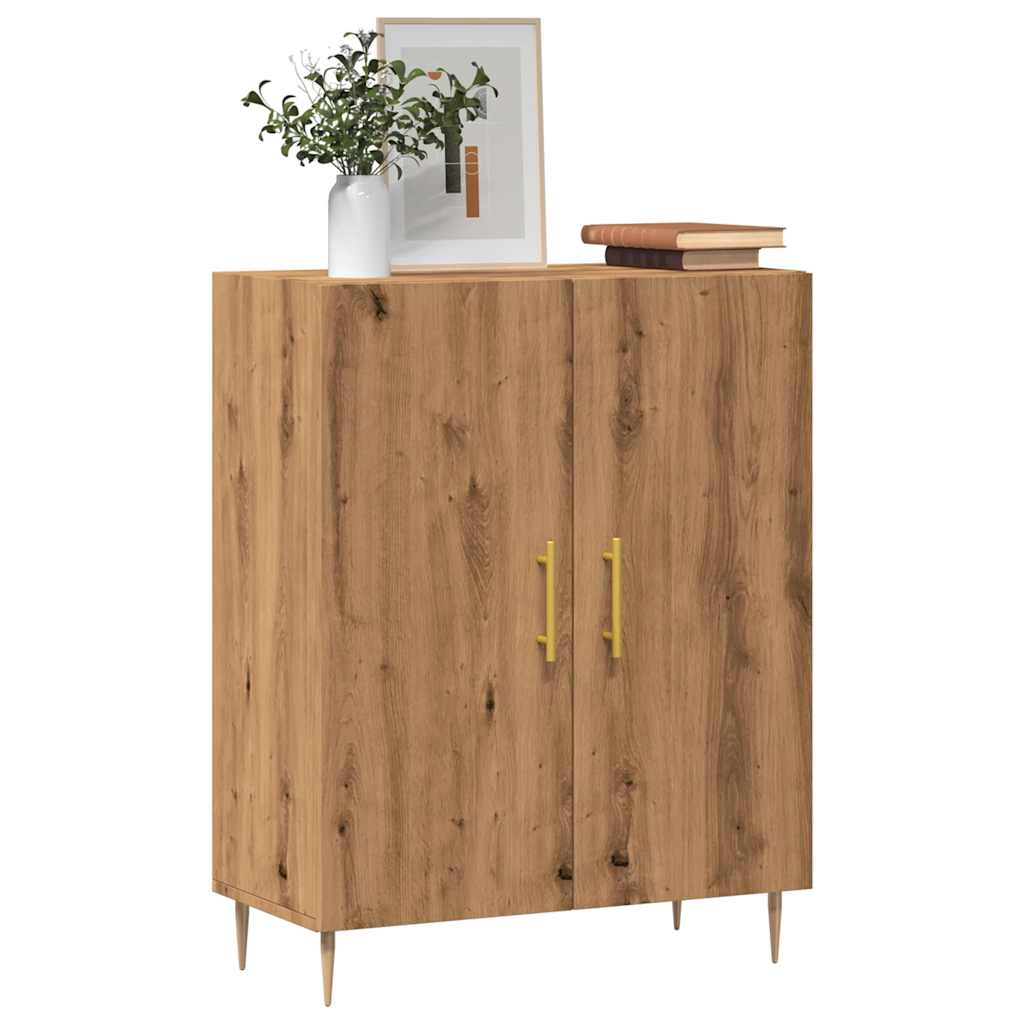 Credenza Rovere Artigianale 69,5x34x90 cm in Legno Multistrato - homemem39