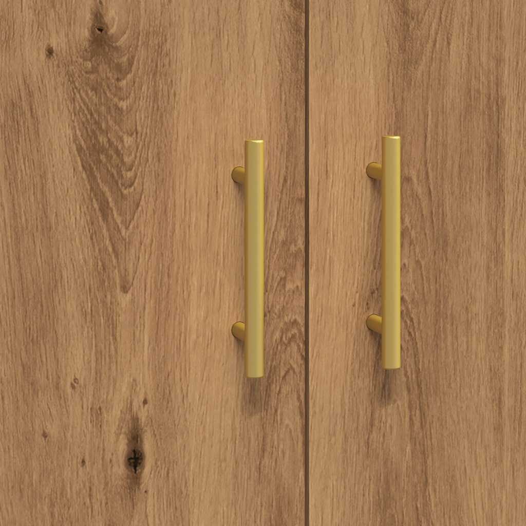 Credenza Rovere Artigianale 69,5x34x90 cm in Legno Multistrato - homemem39