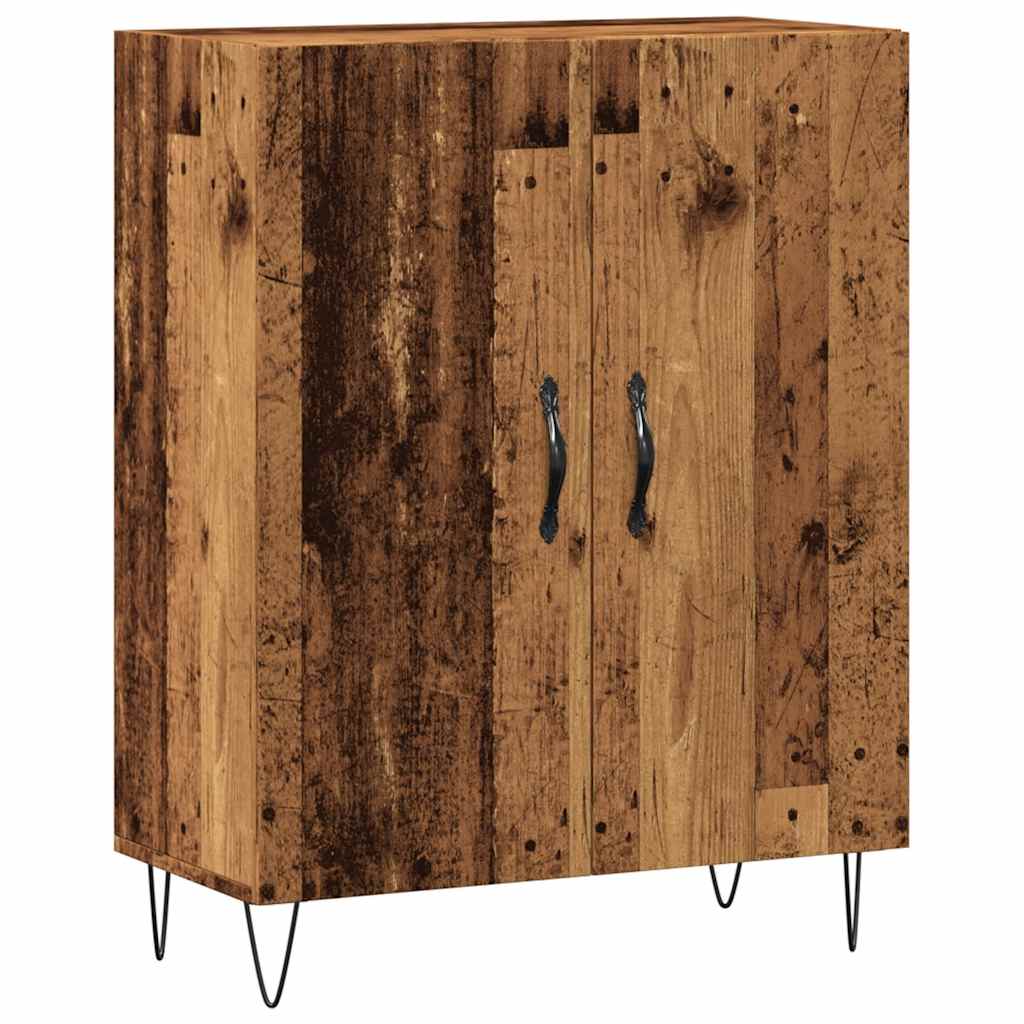 Credenza Legno Antico 69,5x34x90 cm in Legno Multistrato - homemem39
