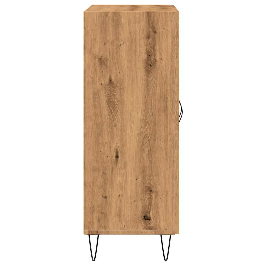 Credenza Rovere Artigianale 69,5x34x90 cm in Legno Multistrato - homemem39