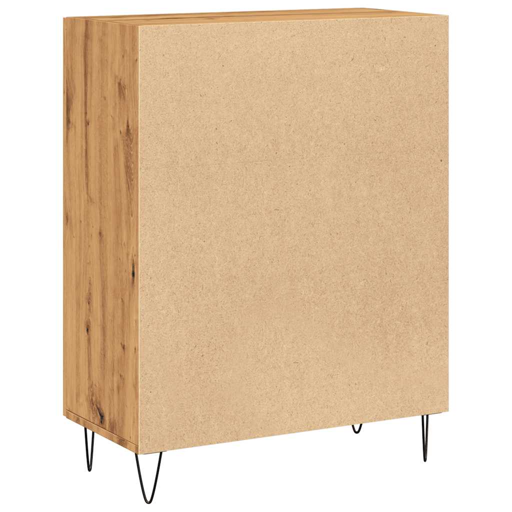 Credenza Rovere Artigianale 69,5x34x90 cm in Legno Multistrato - homemem39