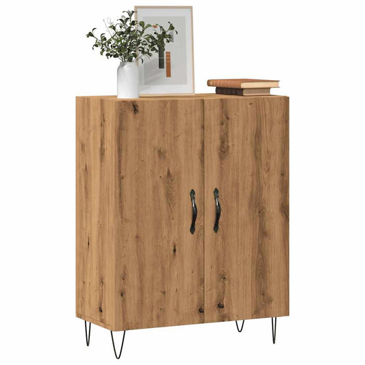 Credenza Rovere Artigianale 69,5x34x90 cm in Legno Multistrato - homemem39