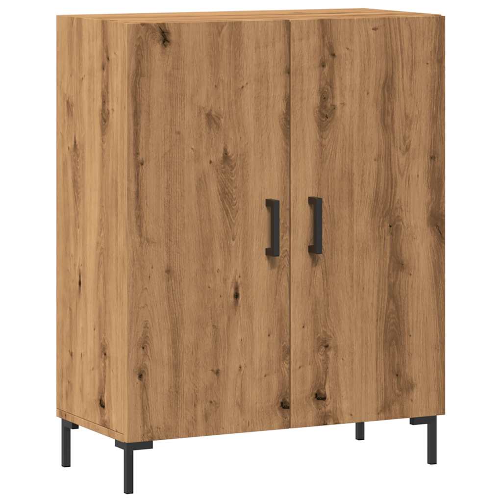 Credenza Rovere Artigianale 69,5x34x90 cm in Legno Multistrato - homemem39