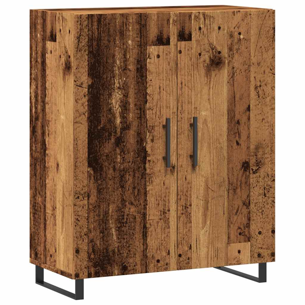 Credenza Legno Antico 69,5x34x90 cm in Legno Multistrato - homemem39