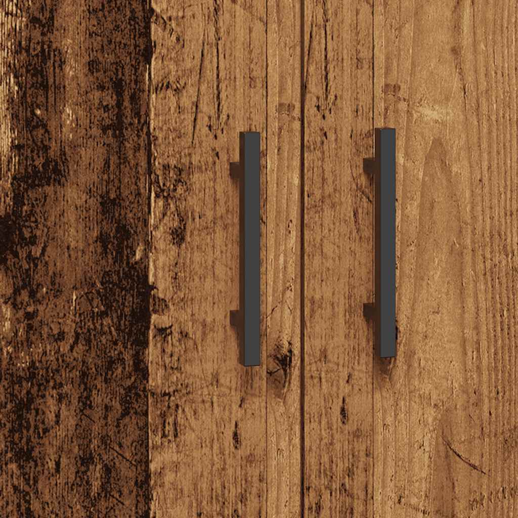 Credenza Legno Antico 69,5x34x90 cm in Legno Multistrato - homemem39