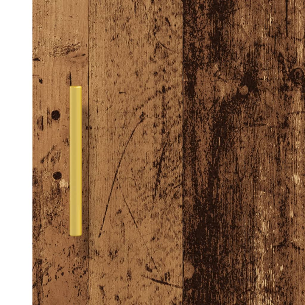 Credenza Legno Antico 34,5x34x90 cm in Truciolato - homemem39