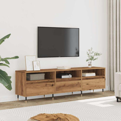 Mobile Porta TV Rovere Artigianale 150x30x44,5 cm Multistrato - homemem39