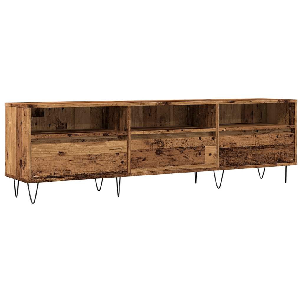 Mobile Porta TV Legno Antico 150x30x44,5 cm Legno Multistrato - homemem39