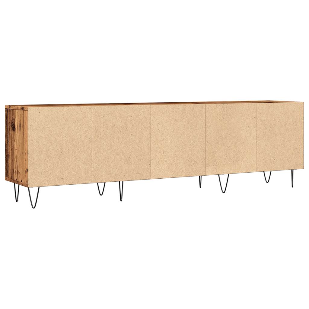 Mobile Porta TV Legno Antico 150x30x44,5 cm Legno Multistrato - homemem39