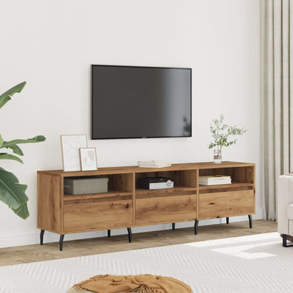 Mobile Porta TV Rovere Artigianale 150x30x44,5 cm Multistrato - homemem39