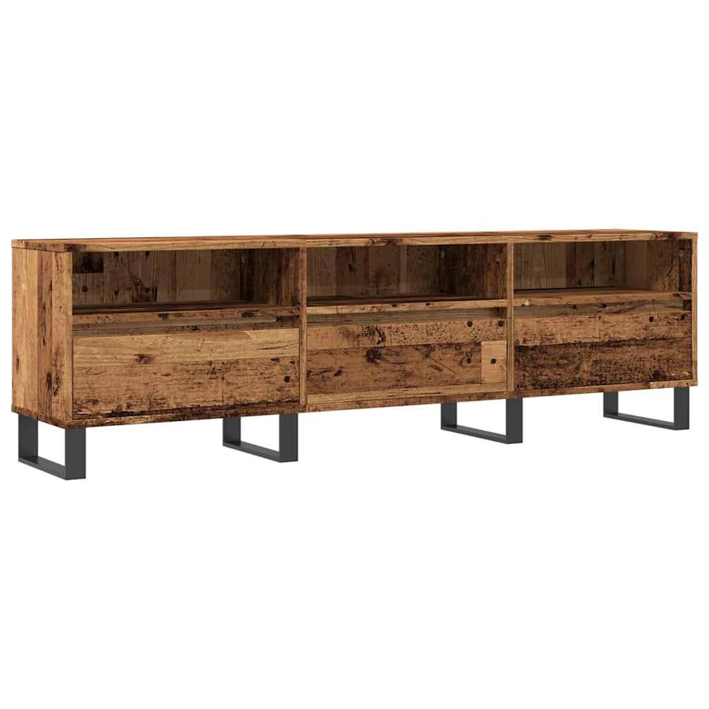 Mobile Porta TV Legno Antico 150x30x44,5 cm Legno Multistrato | homemem39
