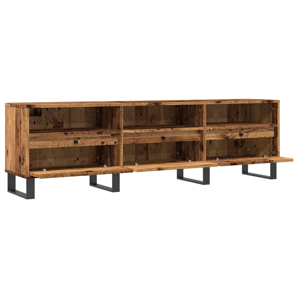Mobile Porta TV Legno Antico 150x30x44,5 cm Legno Multistrato | homemem39
