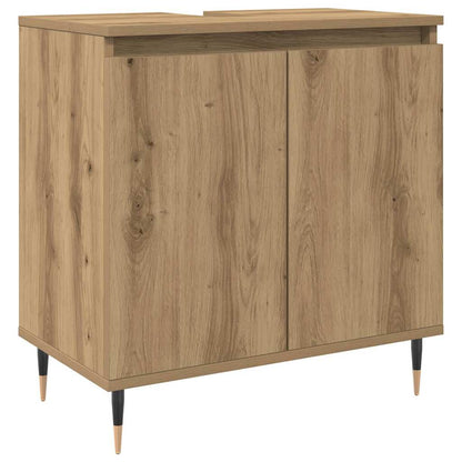 Mobile da Bagno Rovere Artigianale 58x33x60 cm in Truciolato | homemem39