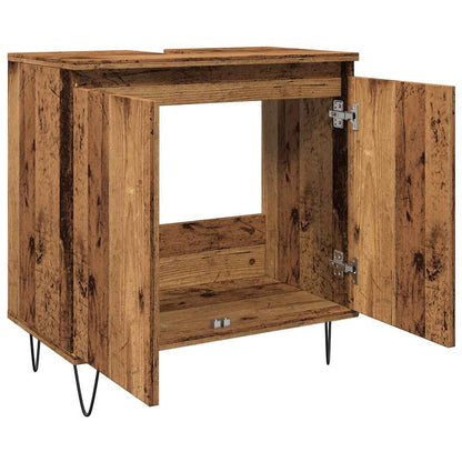Mobile da Bagno Legno Vecchio 58x33x60 cm in Truciolato | homemem39
