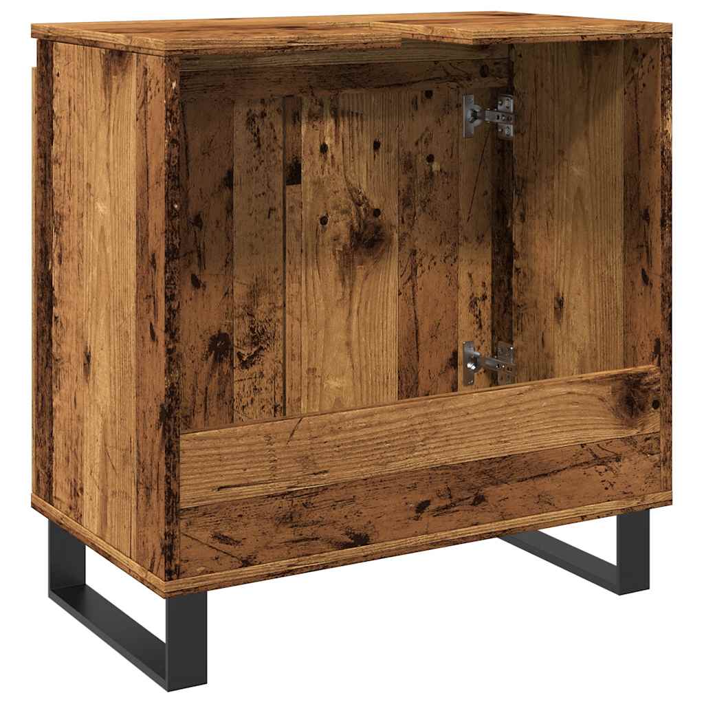 Mobile da Bagno Legno Vecchio 58x33x60 cm in Truciolato | homemem39