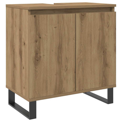 Mobile da Bagno Rovere Artigianale 58x33x60 cm in Truciolato | homemem39