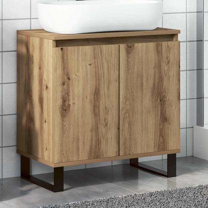 Mobile da Bagno Rovere Artigianale 58x33x60 cm in Truciolato | homemem39