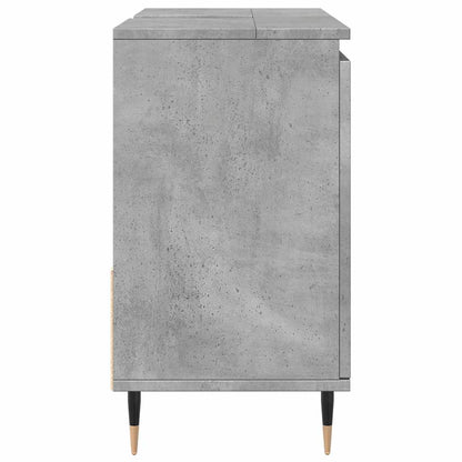 Armadietto da Bagno Grigio Cemento 65x33x60cm in Truciolato | homemem39