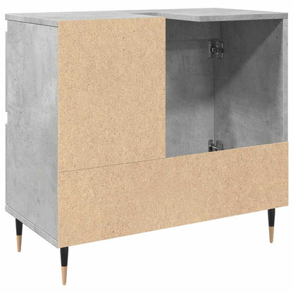 Armadietto da Bagno Grigio Cemento 65x33x60cm in Truciolato | homemem39