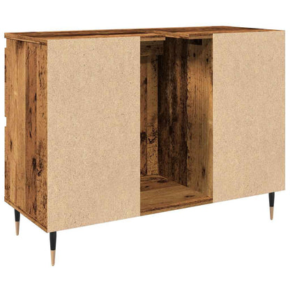 Mobile da Bagno Legno Antico 80x33x60 cm in Legno Multistrato | homemem39