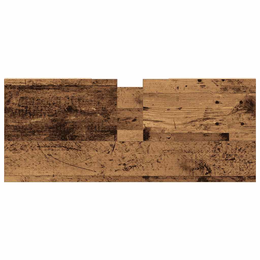 Mobile da Bagno Legno Antico 80x33x60 cm in Legno Multistrato | homemem39