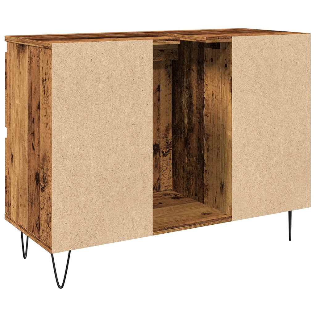 Mobile da Bagno Legno Antico 80x33x60 cm in Truciolato | homemem39