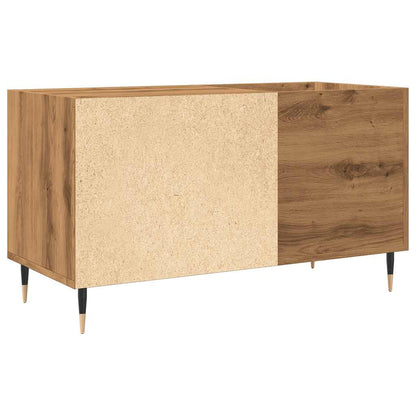 Mobile Porta Dischi Rovere Artigianale 84,5x38x48cm Multistrato - homemem39