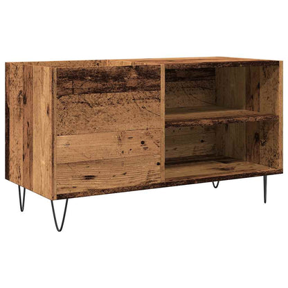 Mobile Porta Dischi Legno Antico 84,5x38x48cm Legno Multistrato - homemem39