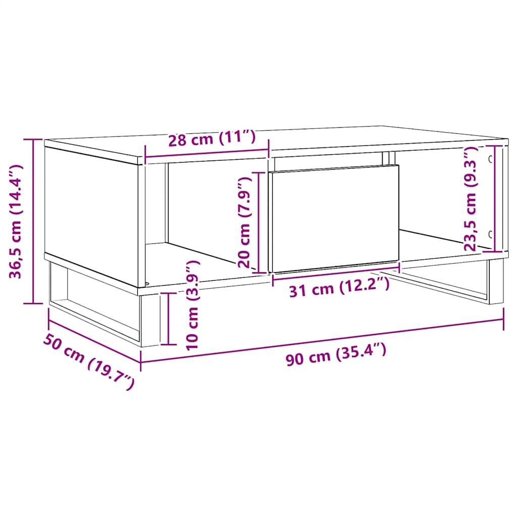 Mobile Porta Dischi Rovere Artigianale 84,5x38x48cm Multistrato | homemem39