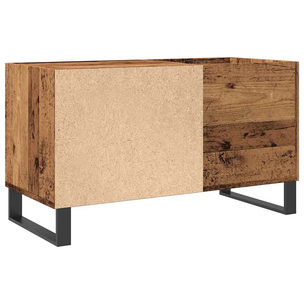 Mobile Porta Dischi Legno Antico 84,5x38x48cm Legno Multistrato - homemem39