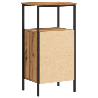 Comodino Rovere Artigianale 41x31x80 cm in Legno Multistrato - homemem39