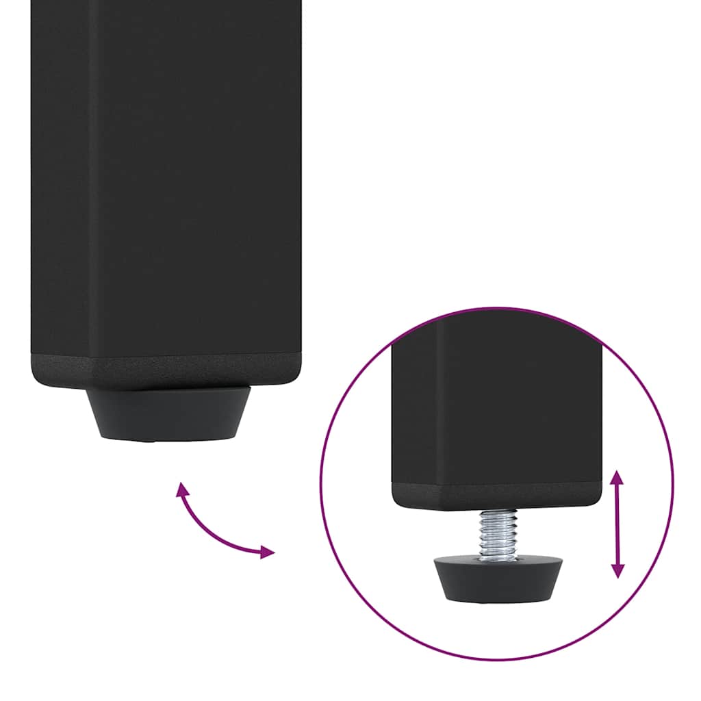 Comodini 2pz Rovere Artigianale 41x31x80cm in Legno Multistrato - homemem39