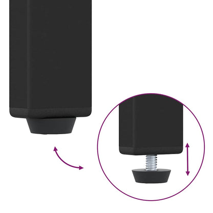 Comodini 2pz Rovere Artigianale 41x31x80cm in Legno Multistrato - homemem39